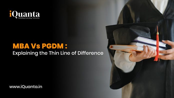 MBA Vs PGDM