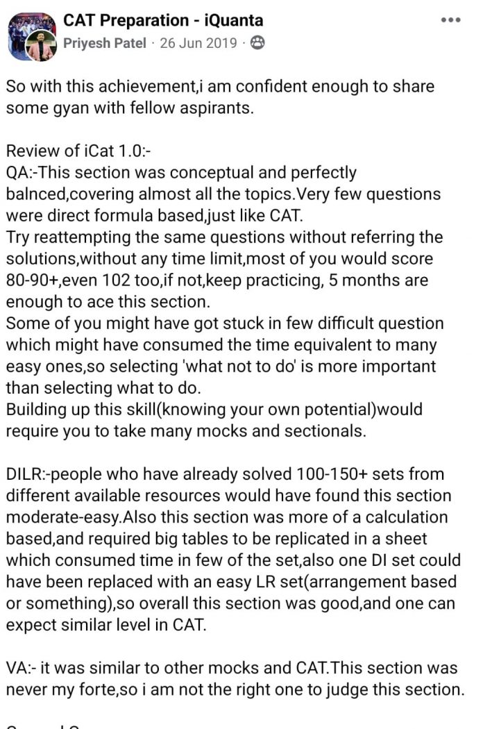 ICAT 2024: IQuanta's CAT Mock Test Series - IQuanta