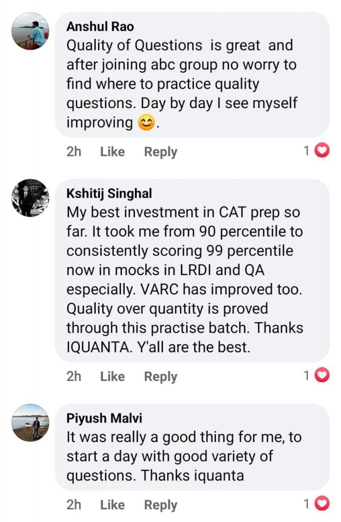 iQuanta's IIM ABC Batch Students Feedback - iQuanta