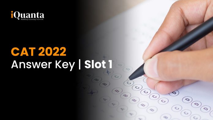 CAT 2022 slot 1 Answer Key