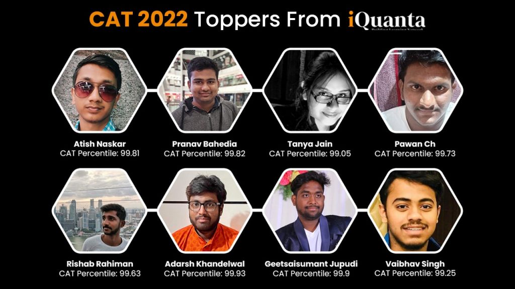 CAT 2022 Toppers List From iQuanta 70+ Score 99ile iQuanta