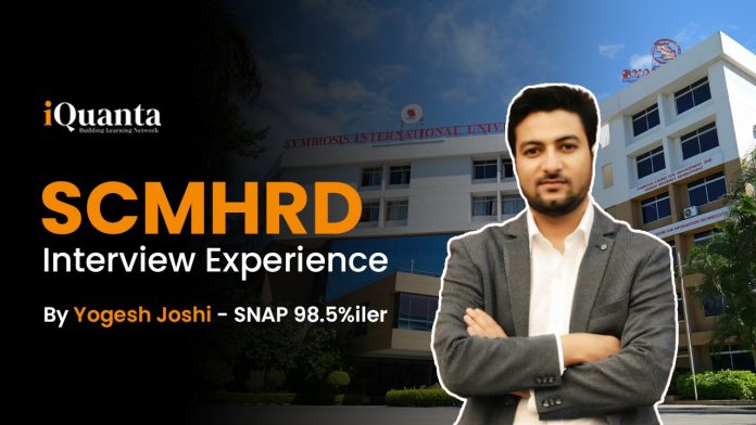 SCMHRD Interview Experience