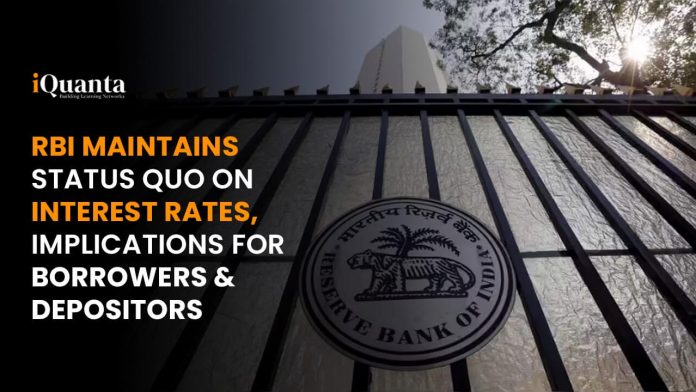 RBI Maintains status quo on interest rates