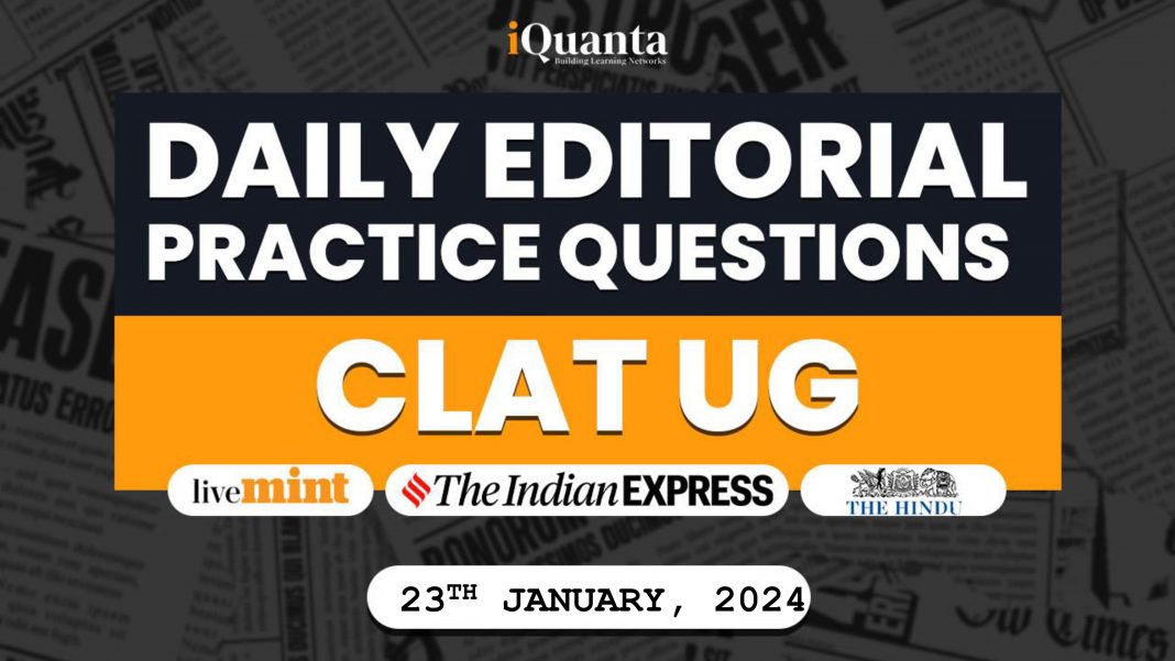 Daily Editorial CLAT