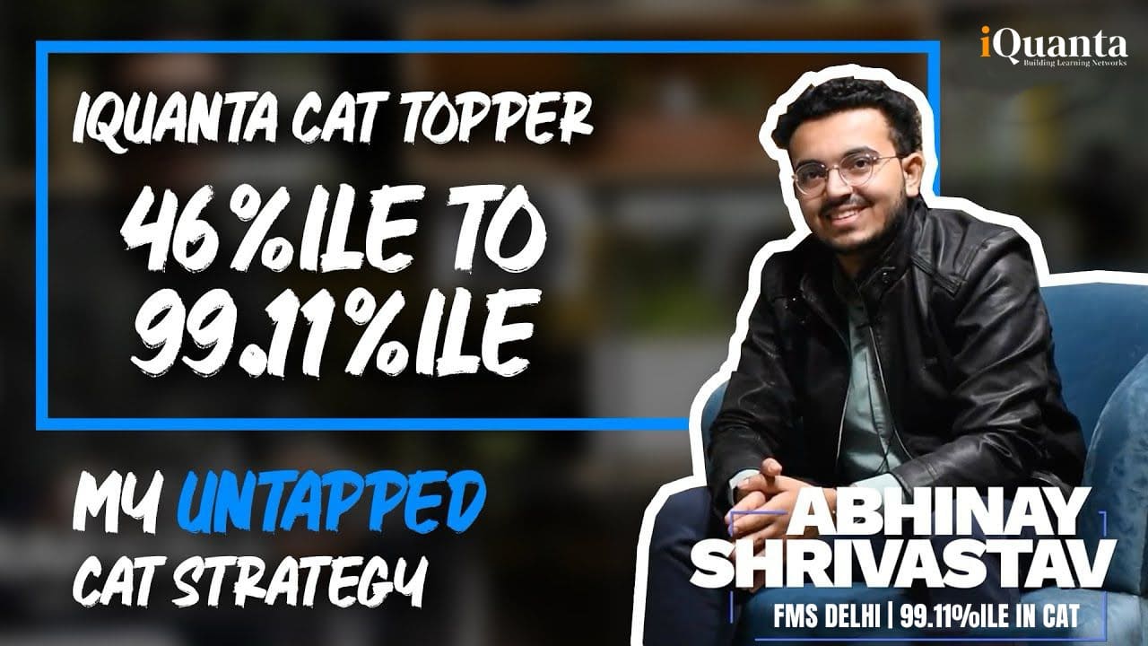 FMS Delhi Student, CAT 99.11%iler Shares His CAT Preparation Journey ...