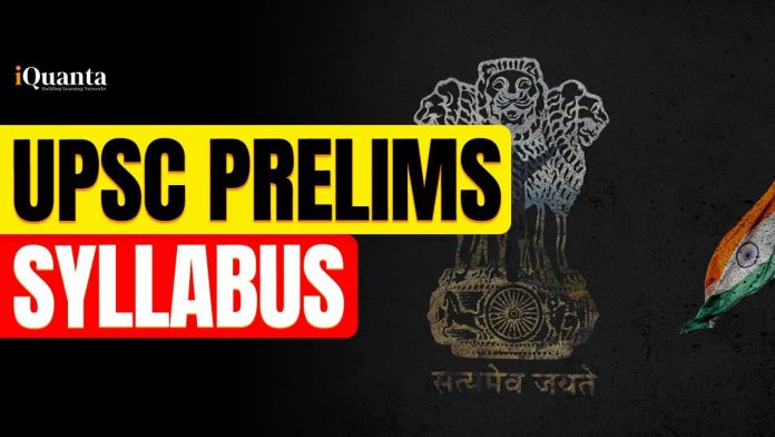 UPSC Prelims Syllabus