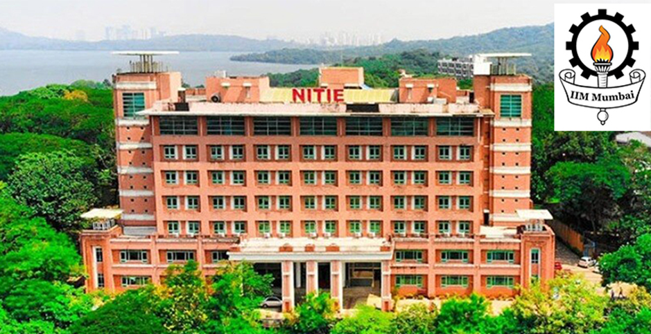 Image of IIM Mumbai campus emphasizing its specialization in operations and supply chain management.