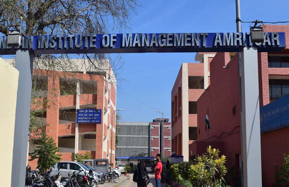 Image of IIM Amritsar campus showcasing its strong industry connections and academic rigor.