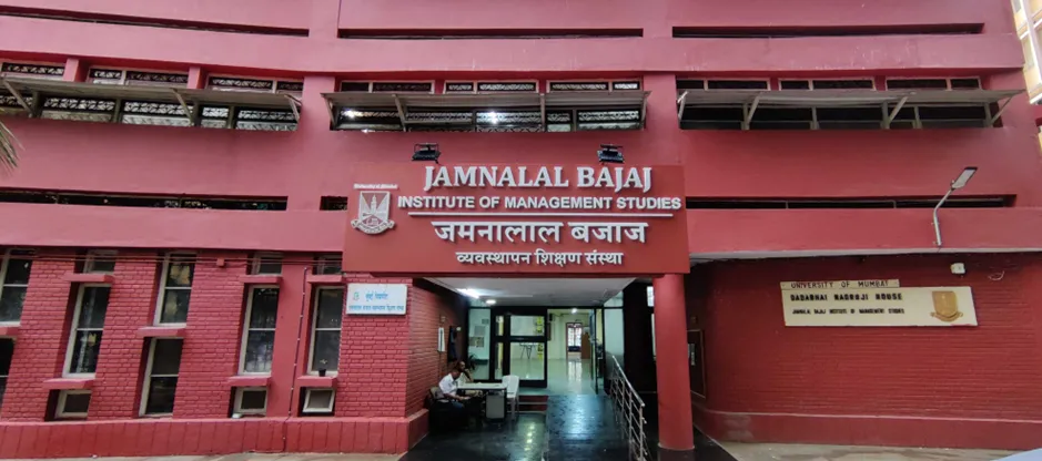 Image of JBIMS Mumbai building, focused on finance and marketing, a top private MBA college for 2024