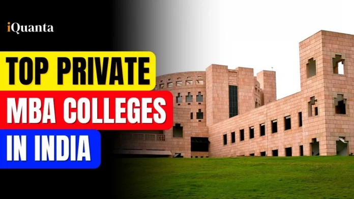 Image of top private MBA colleges in India overview