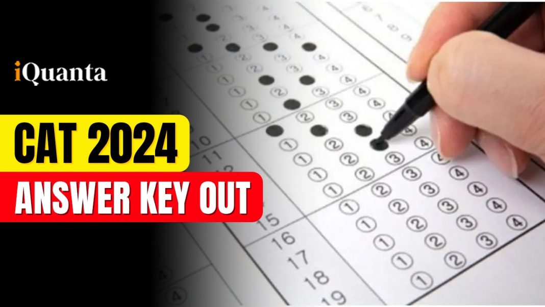 CAT 2024 Answer Key Out Now