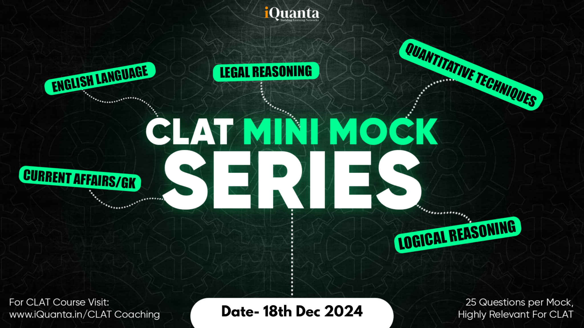 CLAT Mini Mock Series by iQuanta 18th December 2024 iQuanta