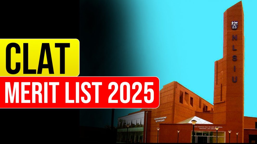 CLAT Merit List 2025