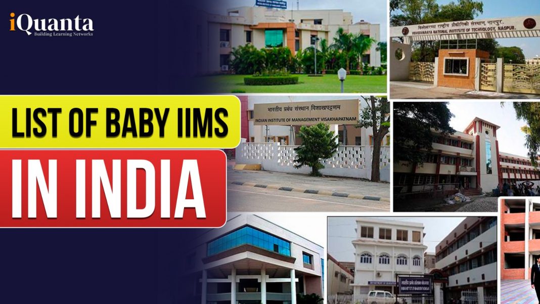 List of baby IIMS