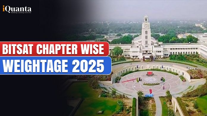 BITSAT Chapter Wise Weightage 2025