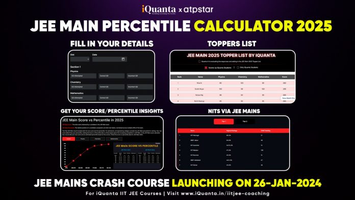 JEE Main Score Calculator 2025