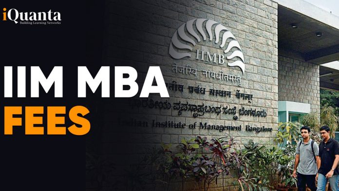 IIM MBA Fees