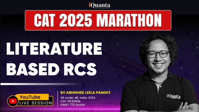 CAT 2025 Marathon : Literature Based RCs