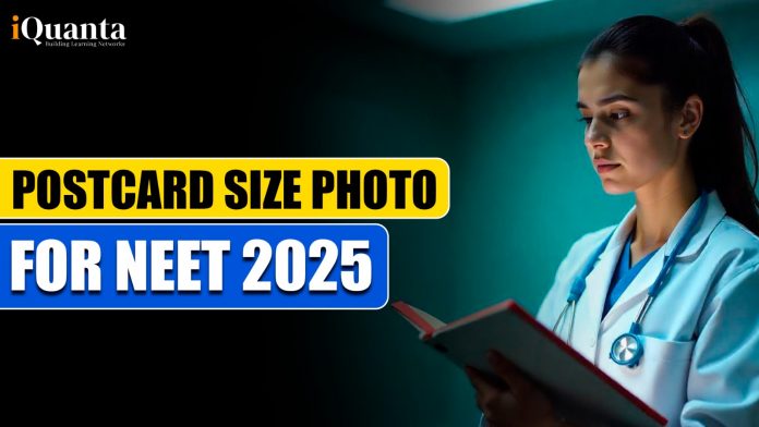 Postcard Size Photo for NEET 2025