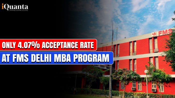 Acceptance Rate at FMS Delhi