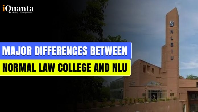 Major Differences Between Normal Law College and NLU